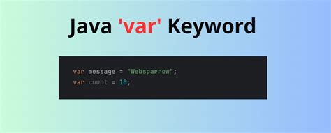 Java var. Things To Know About Java var. 